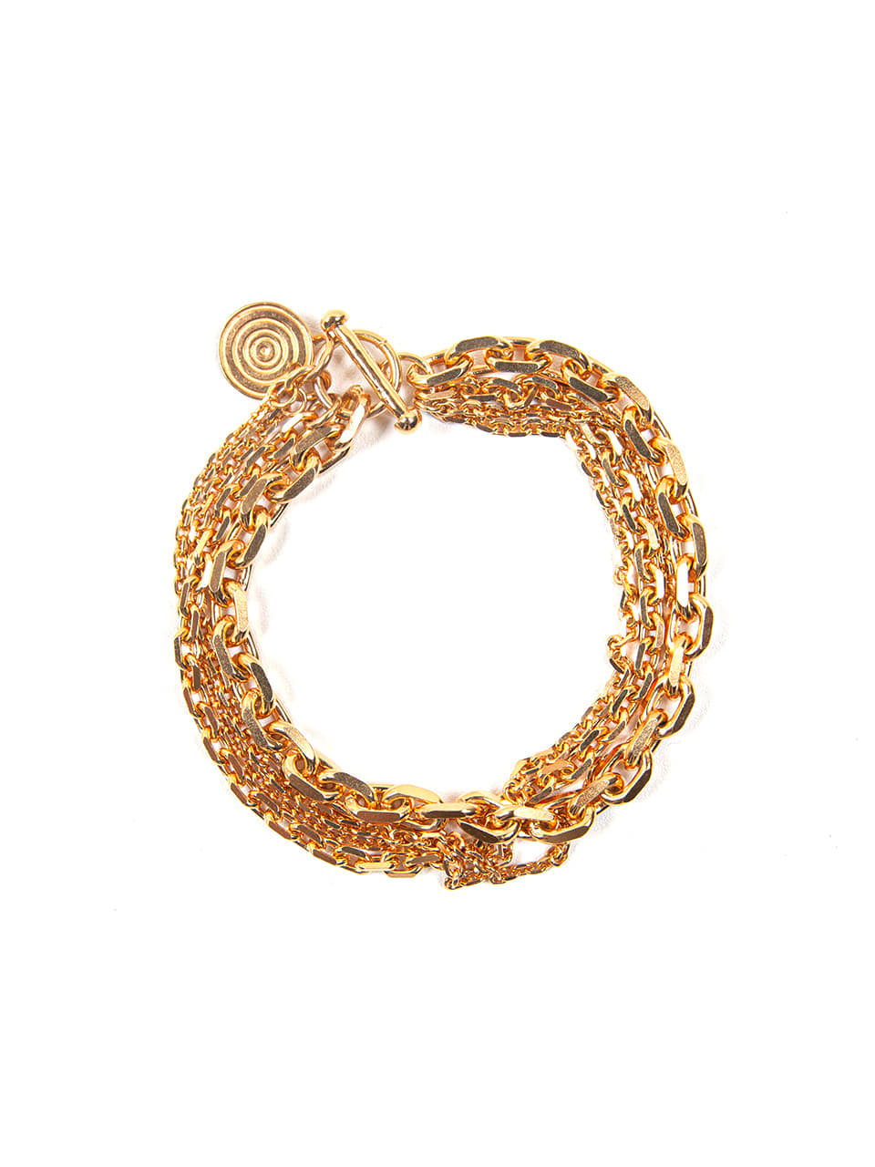 Disorder Chain Bracelet Gold